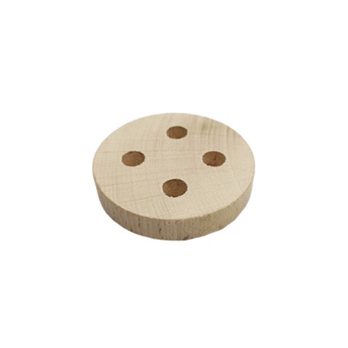 Botón de madera