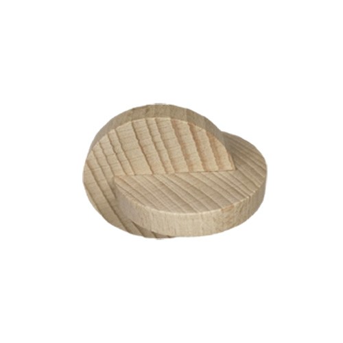Discos interconectados de madera