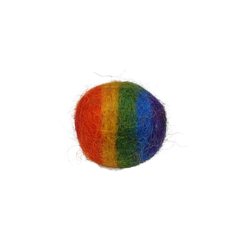 Pelota de fieltro de lana